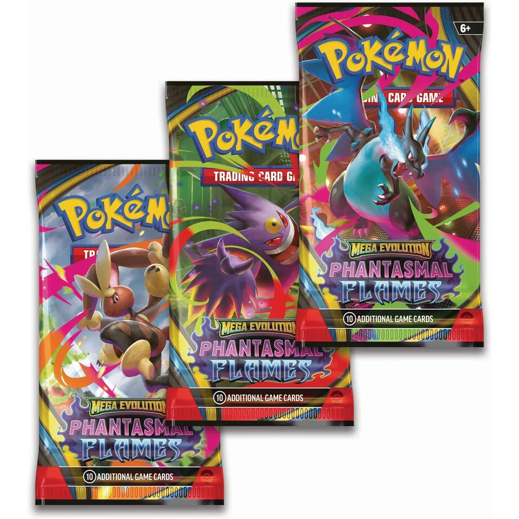 Pokemon TCG: ME02 Phantasmal Flames 3-Pack Blister