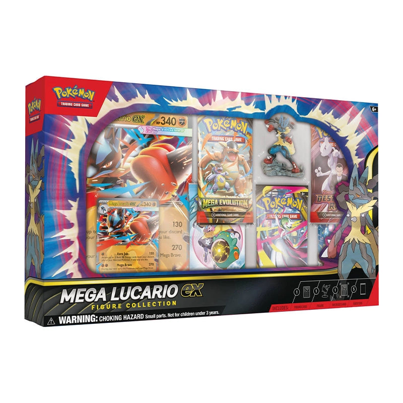 Pokemon TCG: Mega Lucario Ex Figure Collection Box