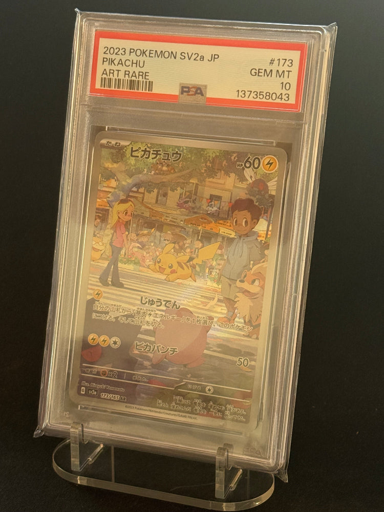Pokemon TCG: 2023 Pikachu SV2a JP GEM MT PSA 10